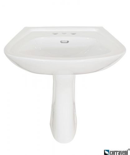 PM141 ceramic pedestal basin