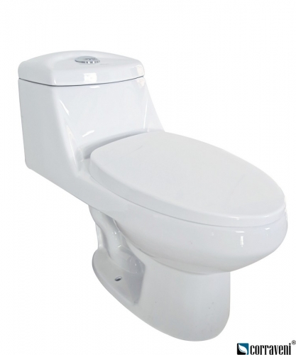 PM612 ceramic siphonic one-piece toilet
