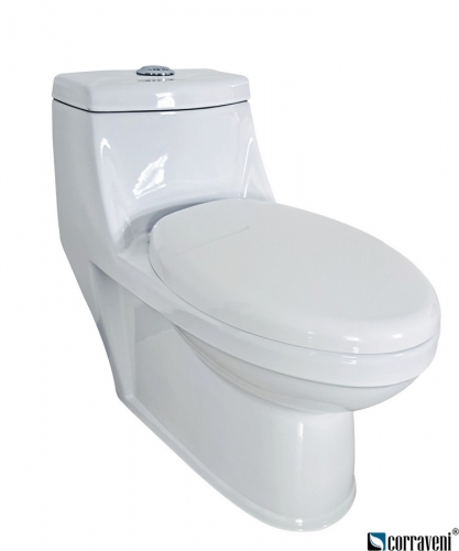 PM312 ceramic siphonic one-piece toilet