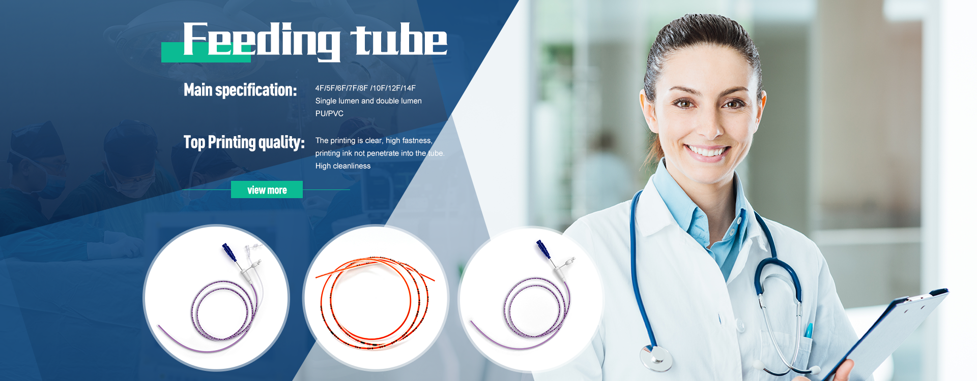 CE  Marked Feeding Tube