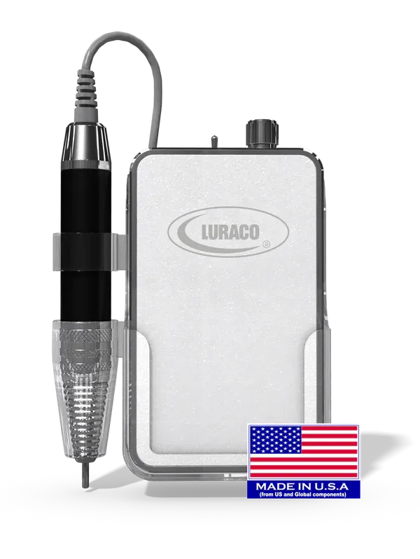 Luraco Pro 40K professional electric nail file featuring a digital display and Made in USA quality.