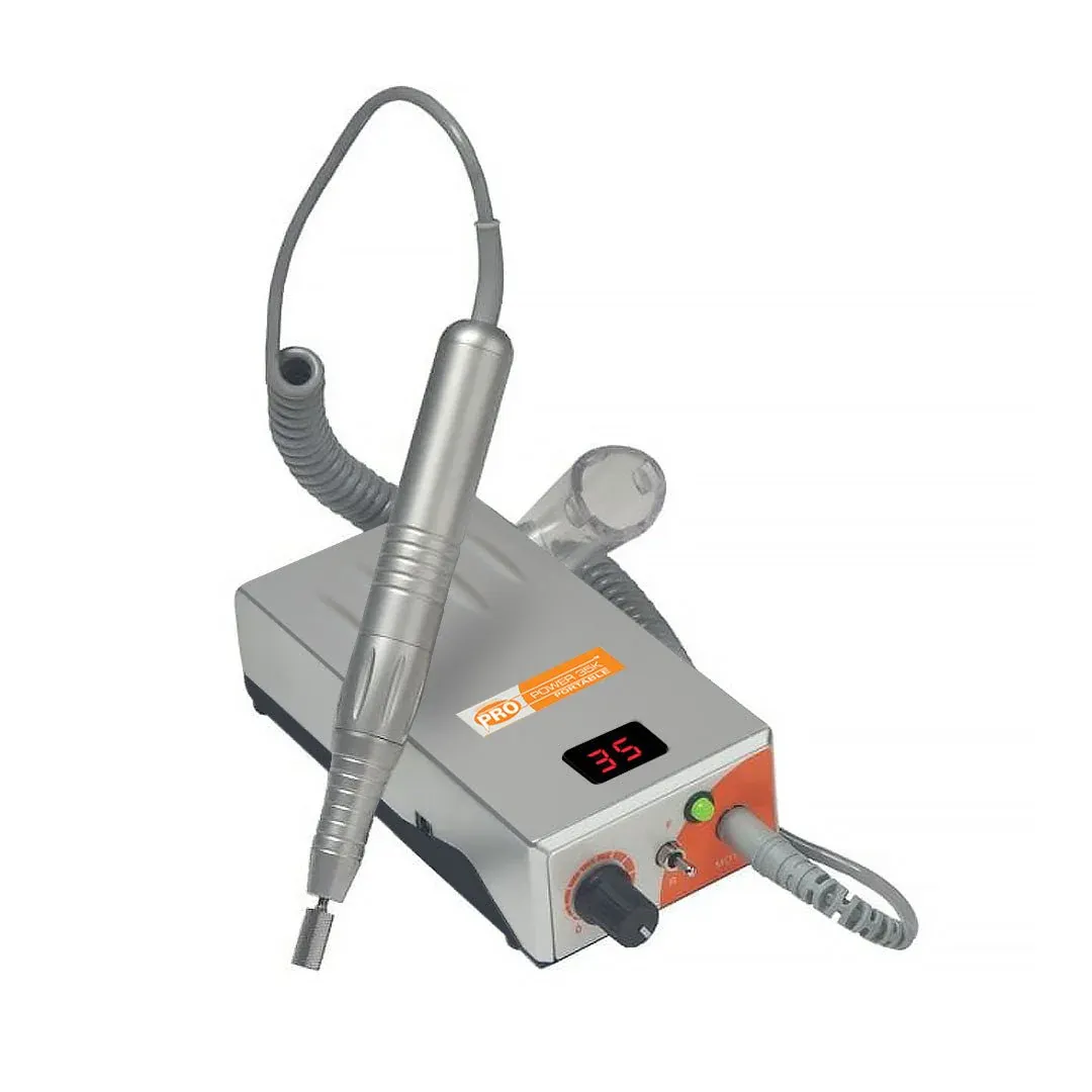 Medicool Pro Power 35K portable nail drill with heavy-duty handpiece for professional salon use.