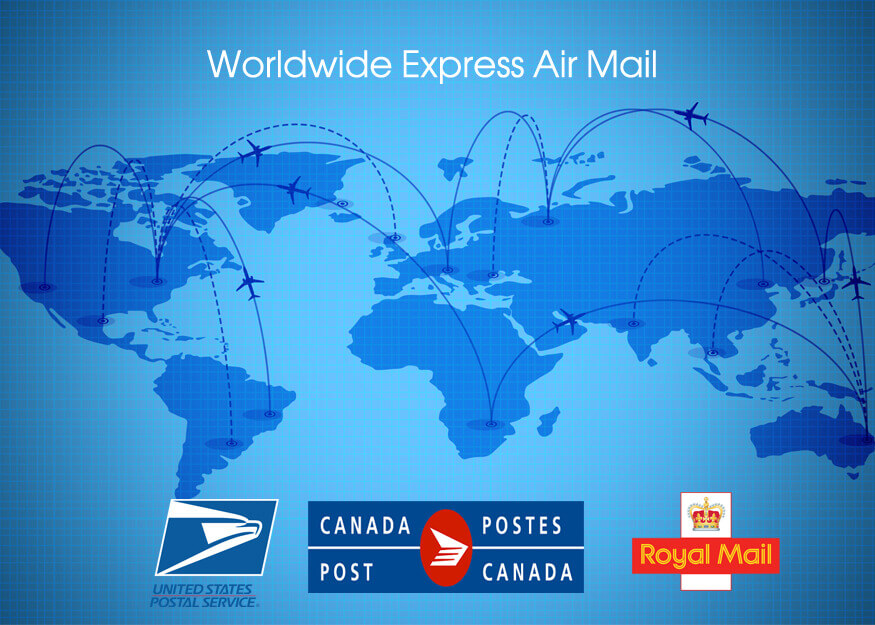 Express Airmail Shipping Cost List