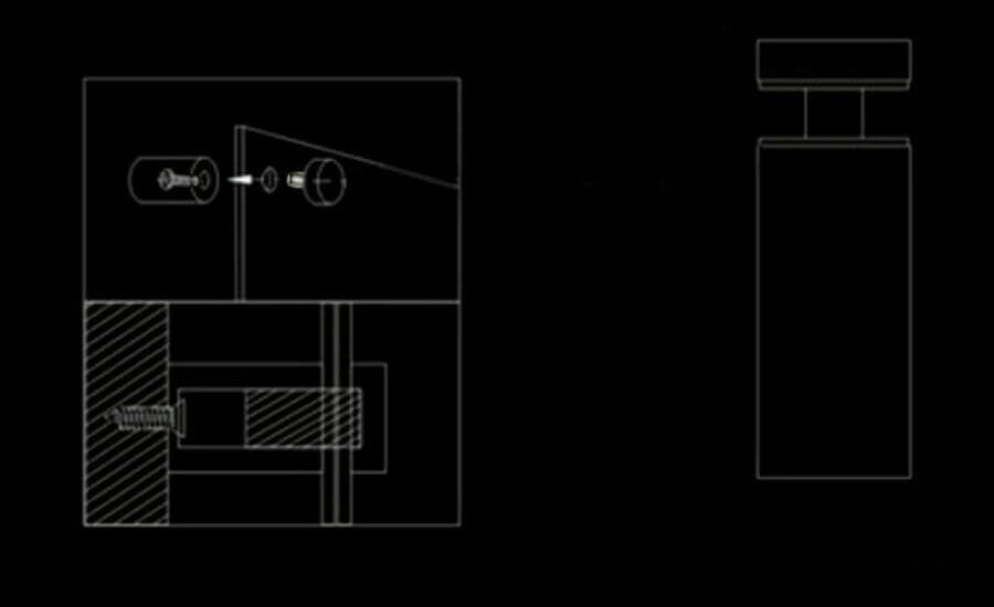 how to install standoff