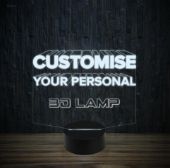 Custom Design 3D Optical Lamp RGB Lights
