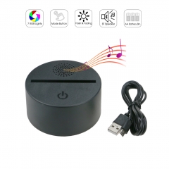 Bluetooth Speaker LED Base RGB Lights AA Battery Bin TDL-BS2