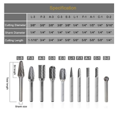 T0210pcs-Carbide Burr Set