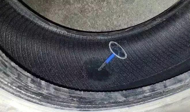 Tire repair mushroom nails