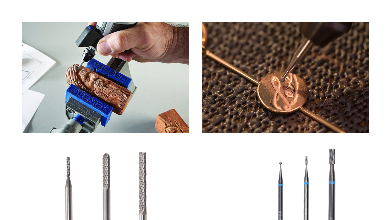 dremel burr with jewelry burr