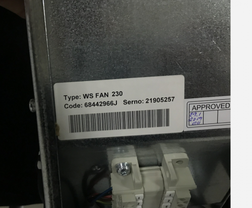 FAN TYPE WS FAN 230  FAN KIT   ABB NEW  68442966