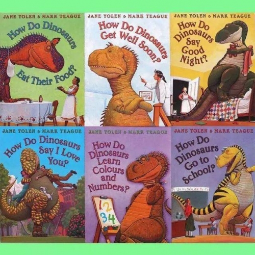 吳敏蘭家有恐龍how do dinosaurs 6冊直接點讀支持小達人點讀筆
