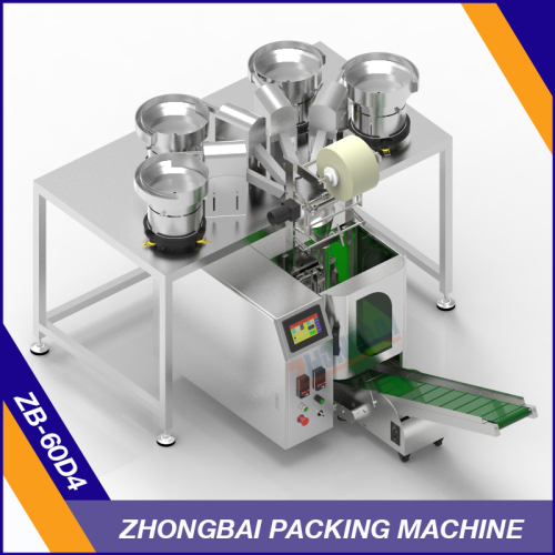 Fastener Packing Machine with Four Bowls