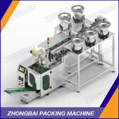 Screw Packing Machine with Five Bowls Chain Bucket Conveyor