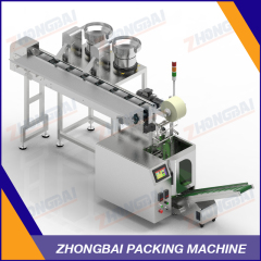 Automatic Screw Packing Machine with Two Bowls Chain Bucket Conveyor