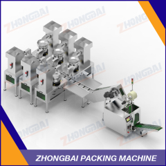 Counting Packing Machine with Six Bowls Chain Bucket Conveyor