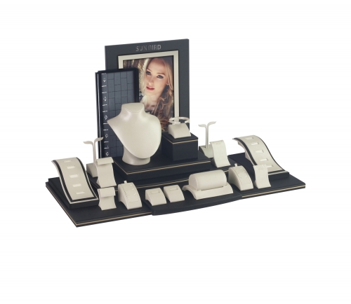 PC16015 Designable Jewelry Display Set For Jewelry Trade Show And Jewelry Shop