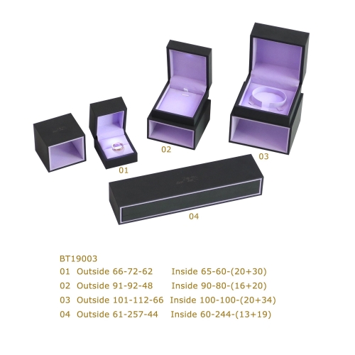 BT19003 New Design Custom Logo Printed Jewelry Boxes