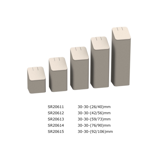 SR20611-15 Ecomomy Leatherette Ring Display, Ring Stand, Ring Holder