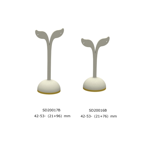 SD20016B-17B Leatherette Metal Earring Display Stands, Metal Earring Stands, Metal Earring Holders