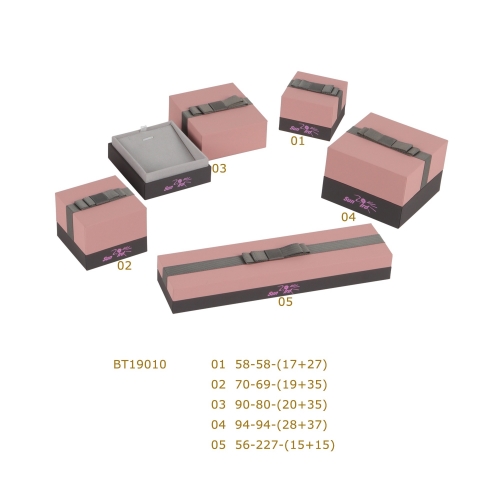 BT19010 Custom Wholesale Plastic Wooden Jewelry Box