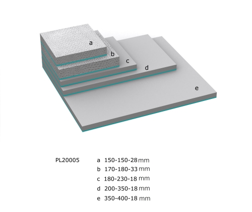 PL20005 Custom Jewelry Display Platforms Risers Pedestals set For Jewelry Display