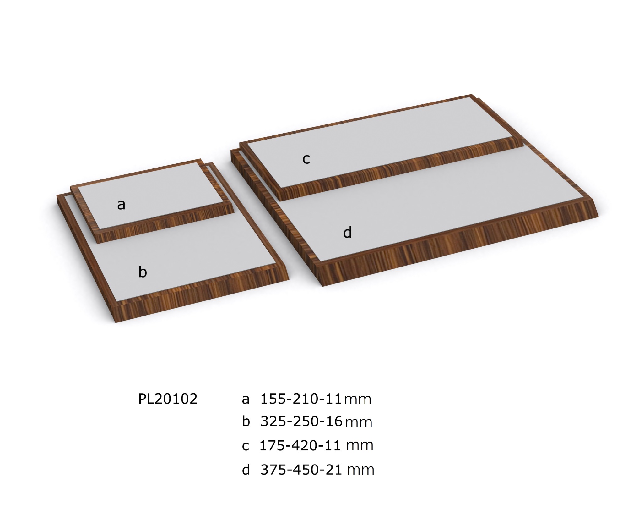 PL20102 Factory Wholesale Custom Jewelry Display Platform, Risers, Pedestal Jewelry Platform