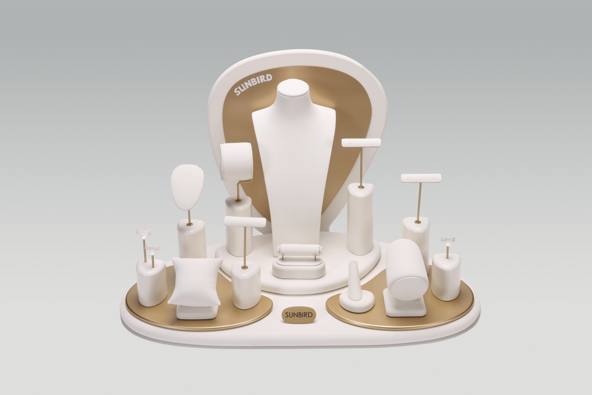 PC26003 2026 Fashionable Matt lacquer Paint Jewelry Display Customized Jewelry Display