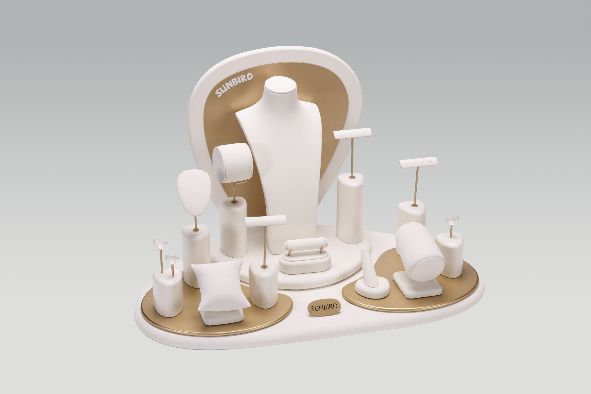 PC26003 2026 Fashionable Matt lacquer Paint Jewelry Display Customized Jewelry Display