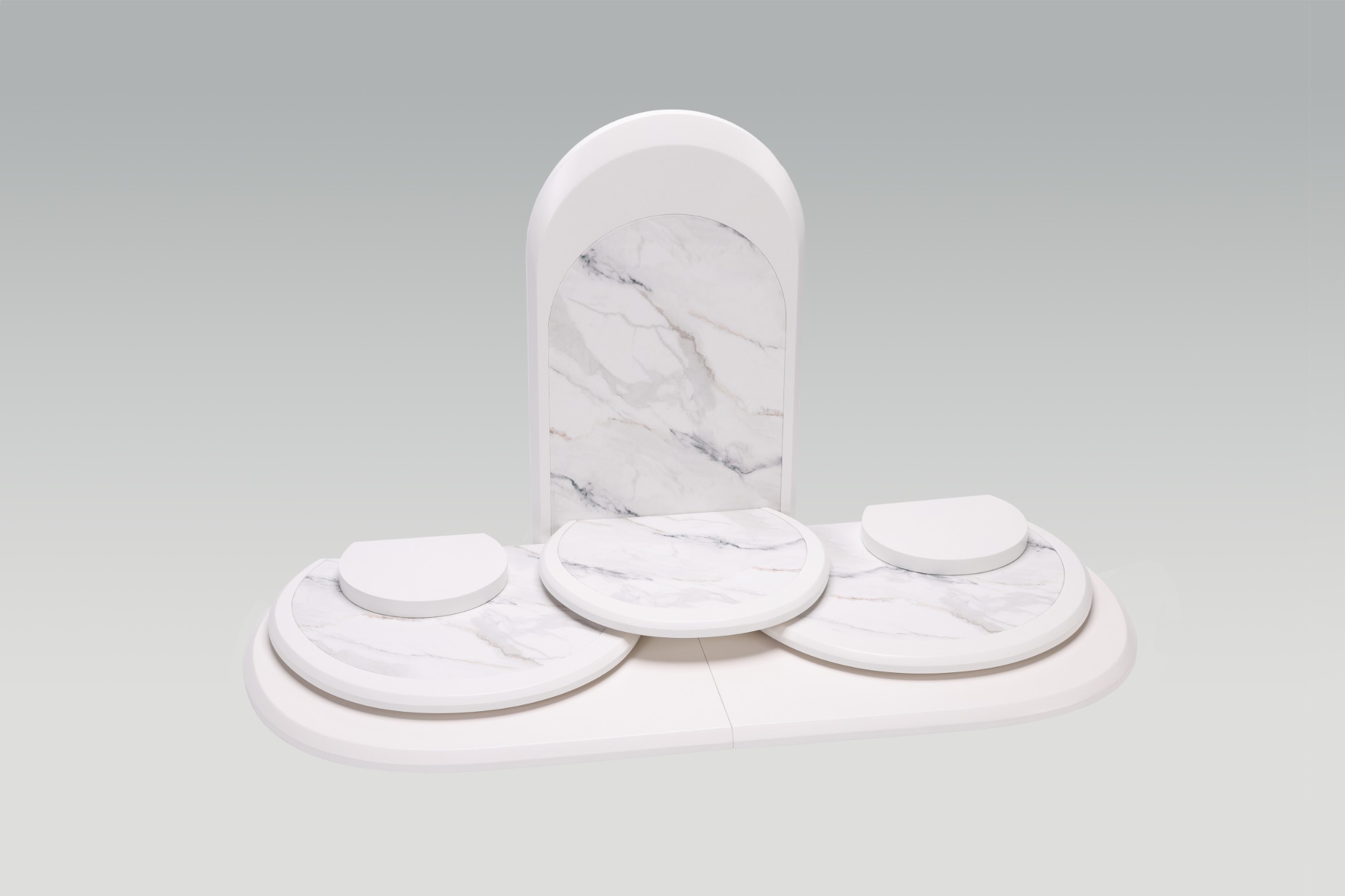 PC26004 2026 New Design Marble Pattern Leather Display Jewelry