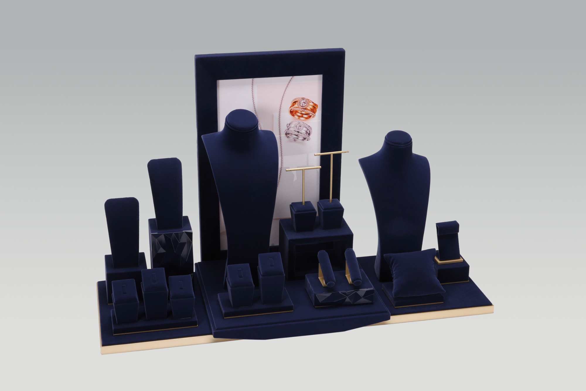 PC26015 2026 Customized Microfiber Jewelry Display