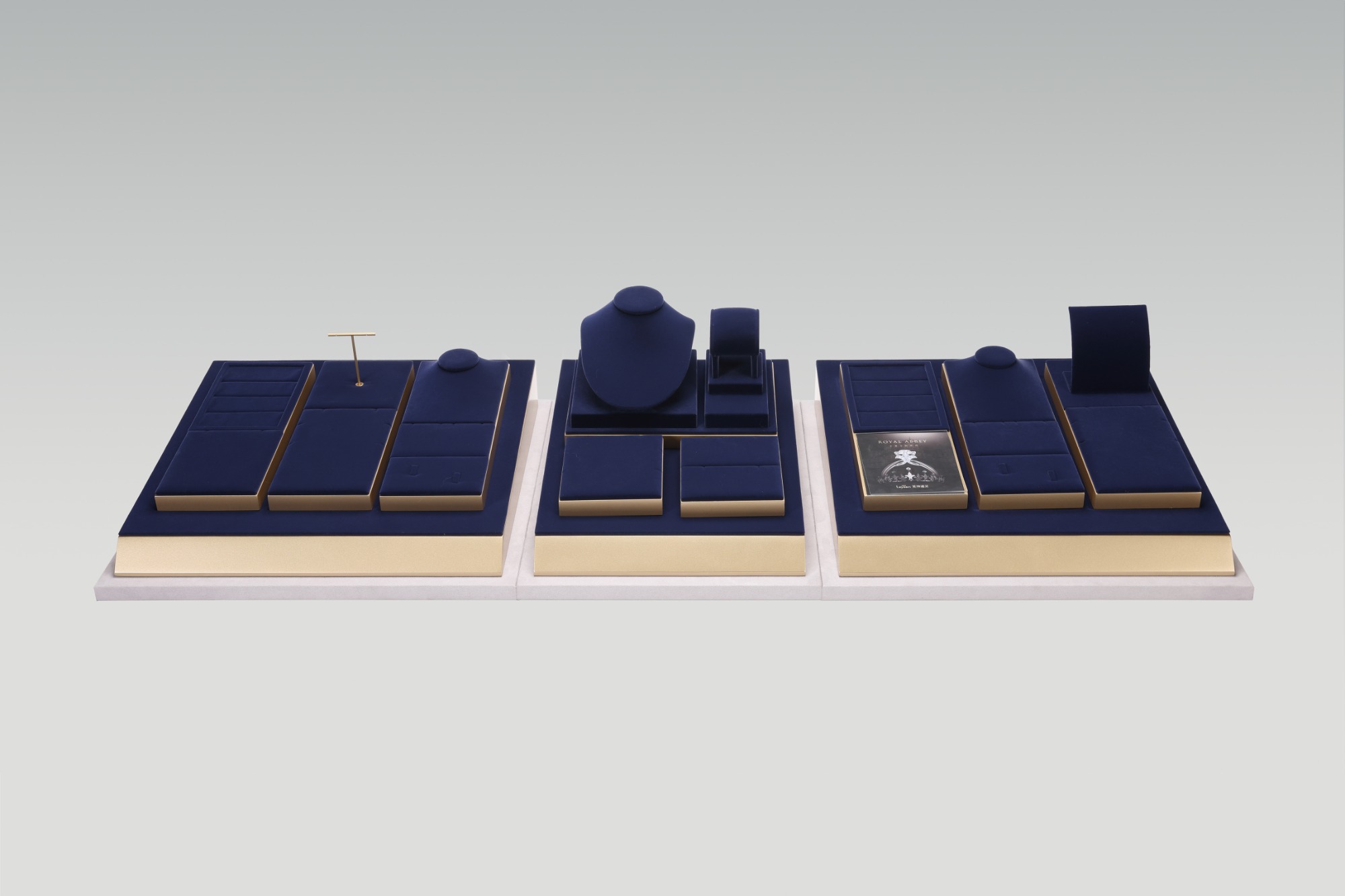 PG26006 2026 Modular Jewelry Display Counter Display Stand Made By Jewelry Display Factory