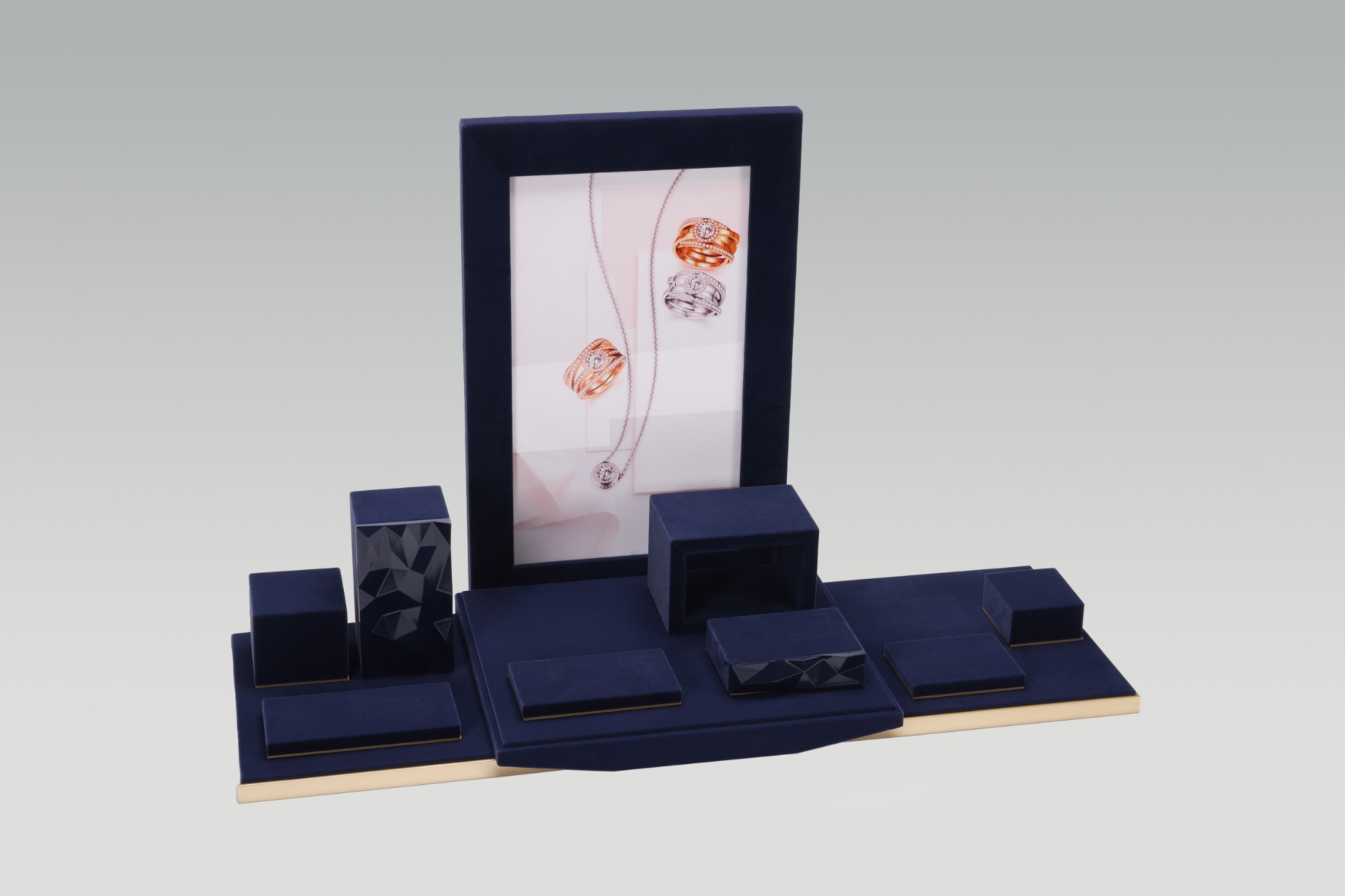 PC26015 2026 Customized Microfiber Jewelry Display