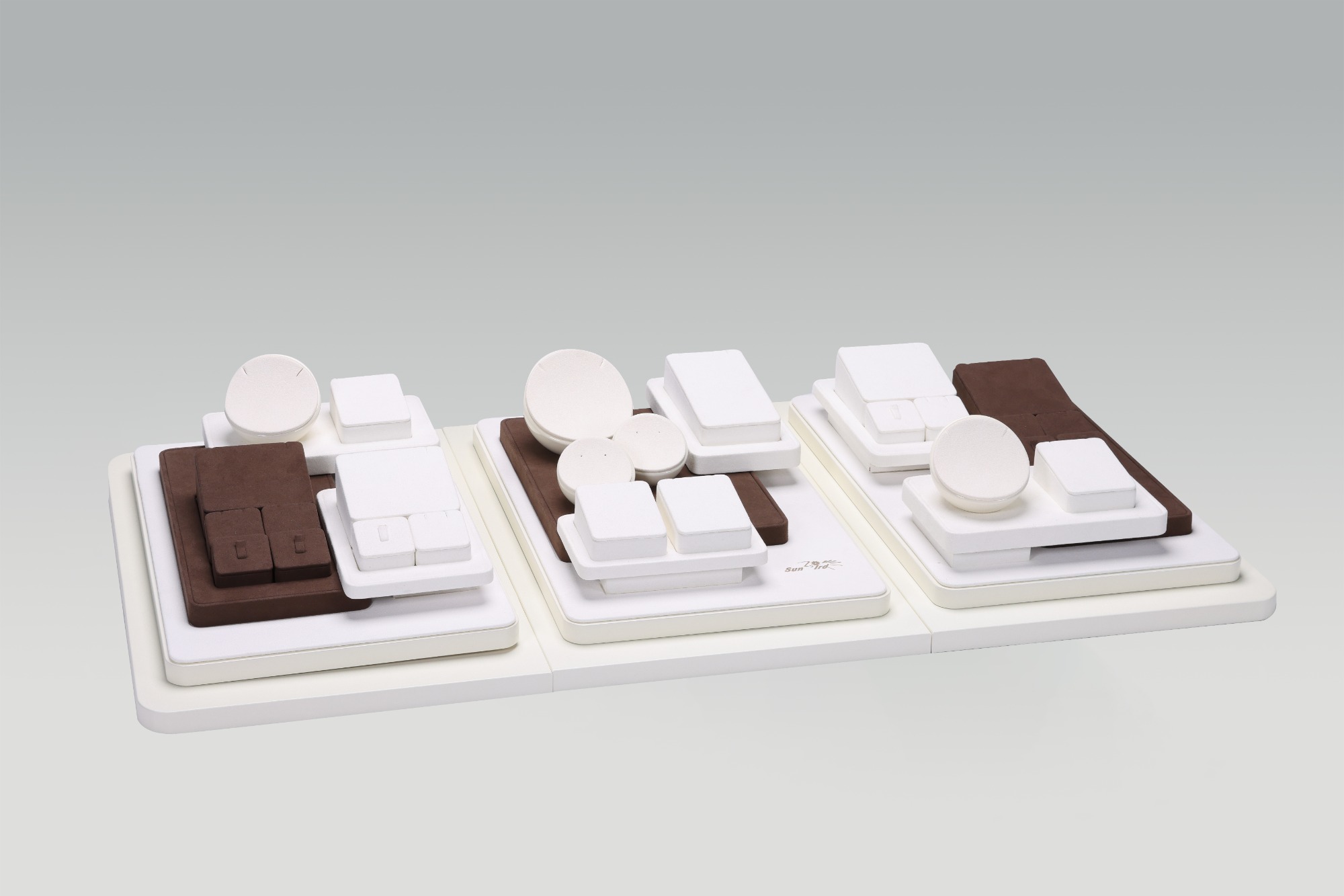 PG26010 2026 Jewelry Display Supplier New Full Range Handmade Counter Jewelry Display Set