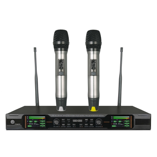 Bolymic 9700 UHF True Diversity Wireless Microphone Professional Vocal Microphone System