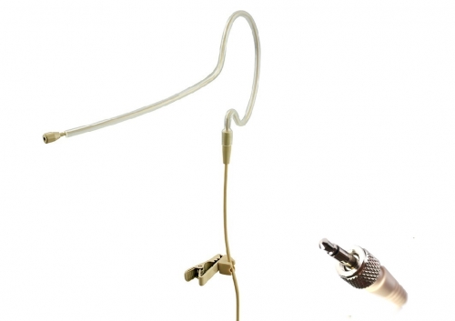 Bolymic HS55 Professional Beige Single Earset Headset Microphone for Sennheiser Wireless 1/8" Male Screw Jack