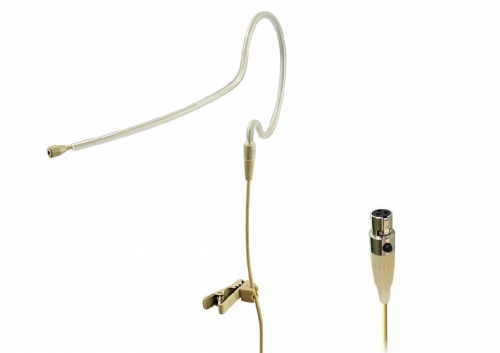 Bolymic HS56 Professional Beige Single Earset Headset Microphone for AKG Samson Wireless 3 Pins XLR Jack