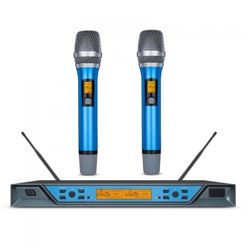 Bolymic BL4500 Professional Wireless Microphone Karaoke‎ UHF Dual Handheld Karaoke Mike for KTV Project Home Karaoke