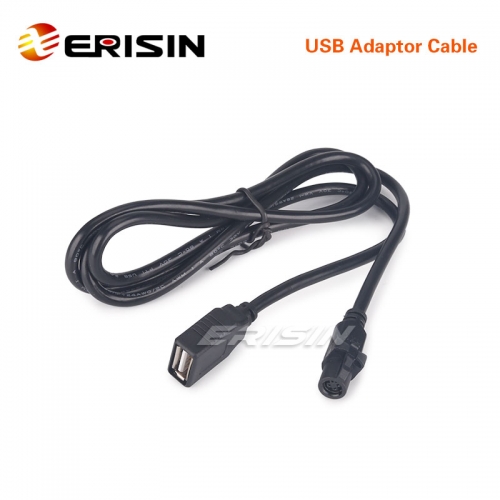 Erisin ES022 OEM 4 Pin USB Adapter Cable For Car Stereo Golf Passat Jetta Touran Tiguan Polo