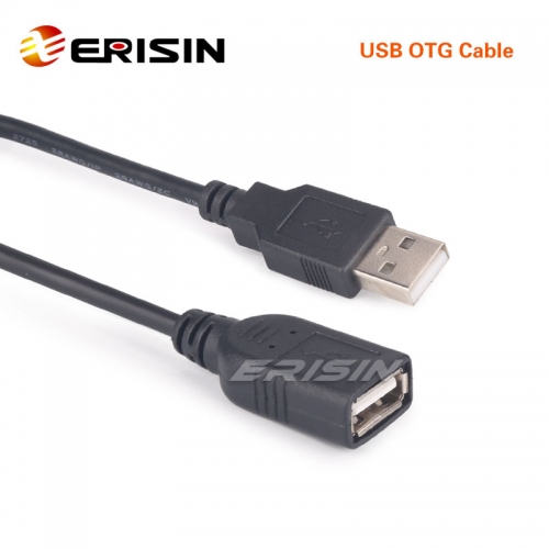 Erisin ES023 1 Meter Micro Usb 2.0 USB OTG cable Extension Cable A Male to A Female