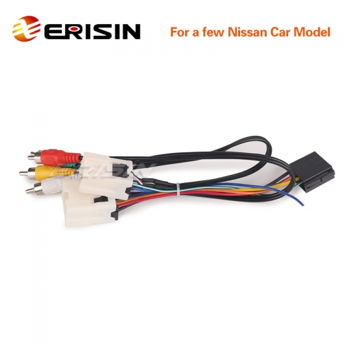 Erisin Nissan-Cable2 Universal 2 Din Car Power Cable