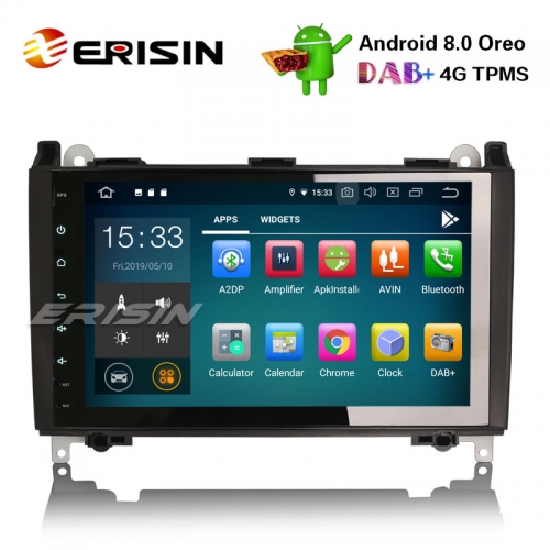 Erisin ES7901B 9" Android 9.0 Autoradio Mercedes Benz A/B Class Sprinter Viano Vito DAB+ GPS