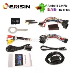 Erisin ES4973A 7" Android 9.0 DAB+ 4G Car Radio GPS SWC BT SatNav Wifi DVR AUDI A3 S3 RS3 RNSE-PU