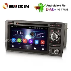 Erisin ES4973A 7" Android 9.0 DAB+ 4G Car Radio GPS SWC BT SatNav Wifi DVR AUDI A3 S3 RS3 RNSE-PU