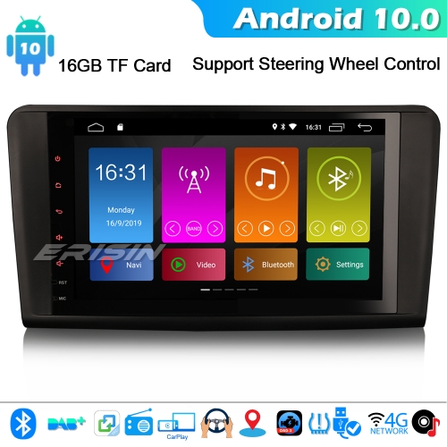 Erisin ES3195R 9" DSP Android 10.0 Autorradio for Mercedes R Class W251 CarPlay DAB+ OBD2