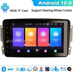 Erisin ES2763C 8" Android 10.0 Car Stereo GPS Mercedes C/CLK/G Class W203 Vito Viano 4G CarPlay