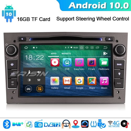 Erisin ES5160PB Android 10.0 Car Stereo GPS Radio Vauxhall Antara Corsa Astra Zafira DAB+ CarPlay DVD 4G WiFi Bluetooth