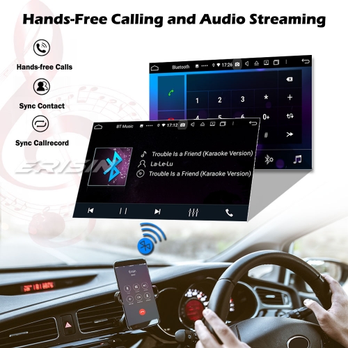 Hodozzy 4G+64G Autoradio 1 Din 8 Core Android mit Wireless Carplay, Android  Auto, Mirror Link 7 Zoll IPS Touchscreen 1 Din Bildschirm mit GPS Navi  Bluetooth WiFi&4G HiFi AM/FM/RDS Radio DSP/EQ Kamera
