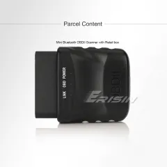 Erisin ES357 OBD2 Scanner V 1.5 BT4.0 Car Diagnostic Tool Code Reader for iOS Android Windows