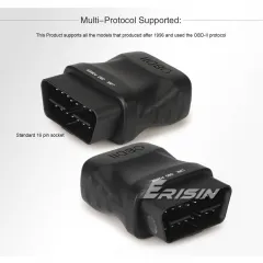 Erisin ES357 OBD2 Scanner V 1.5 BT4.0 Car Diagnostic Tool Code Reader for iOS Android Windows