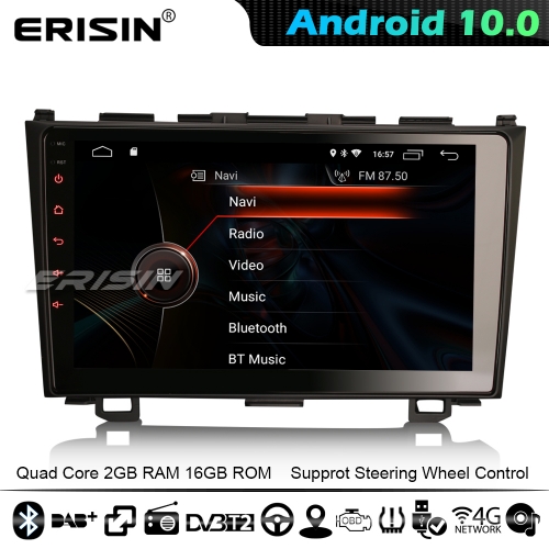 Erisin ES4299 9" DSP Android 10.0 Autorradio DAB+ GPS For HONDA CR-V CRV TDT CarPlay OBD2 WiFi 4G Bluetooth RDS